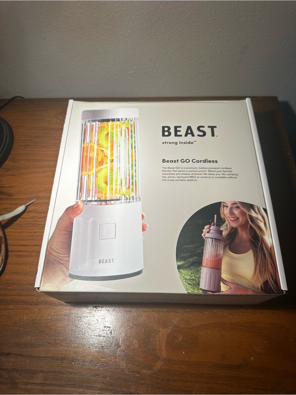 NIB Beast Health GO Cordless Portable and Rechargeable Blender- factory sealed